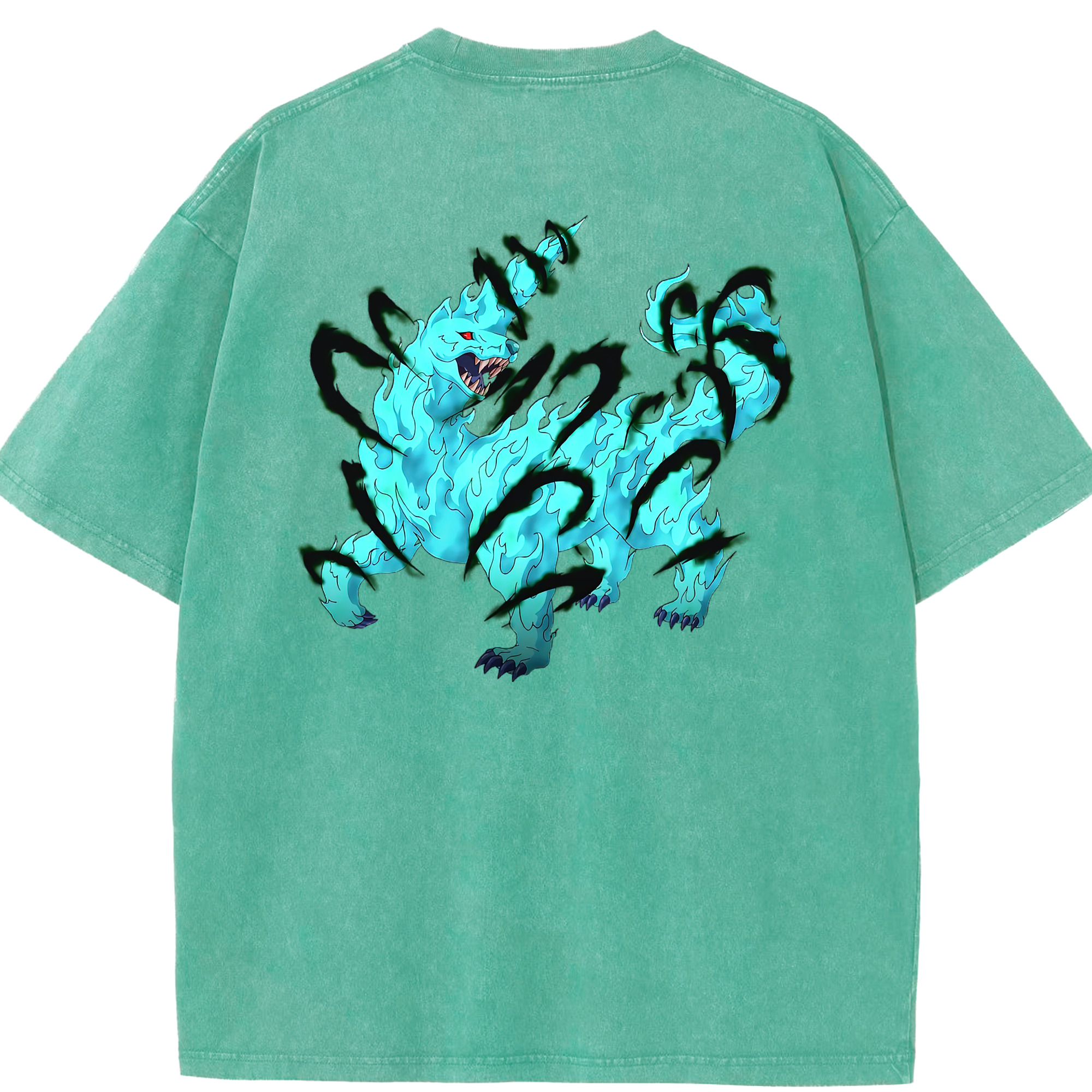 （画像用） 遊☆戯☆王 Yu-Gi-Oh! 綿100% ヴィンテージ風 半袖Tシャツ（背面プリント）